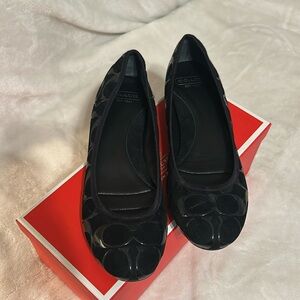 Coach suede flats